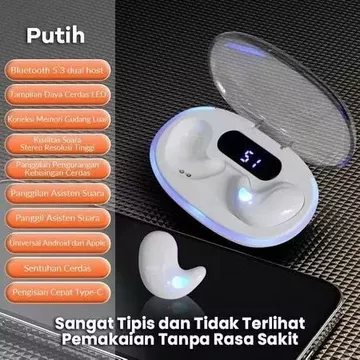 X55 TWS Wireless Earphone Bone Conduction Clip On Bluetooth 5.3 Headset TWS