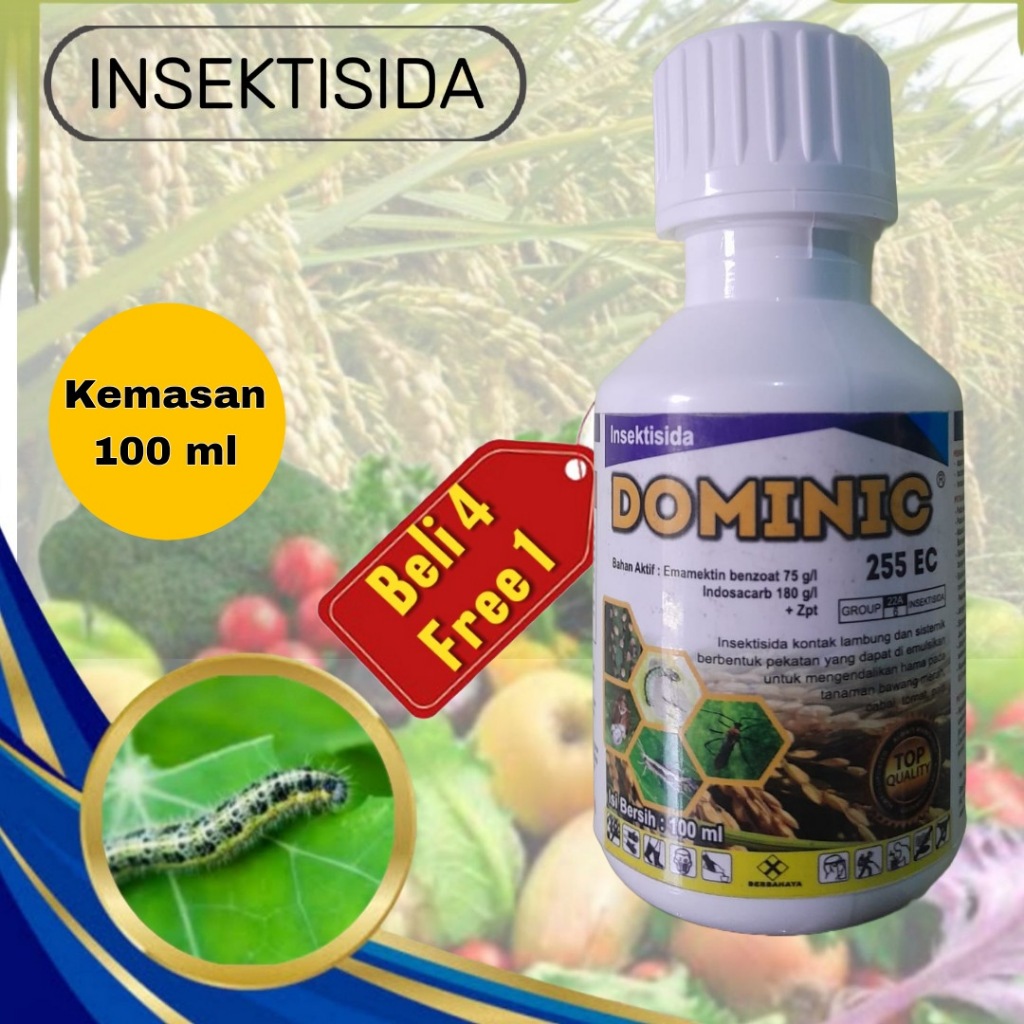 Jual DOMINIC 225EC 100 ML MENGENDALIKAN HAMA DARI LUAR SAMPAI HAMA ...