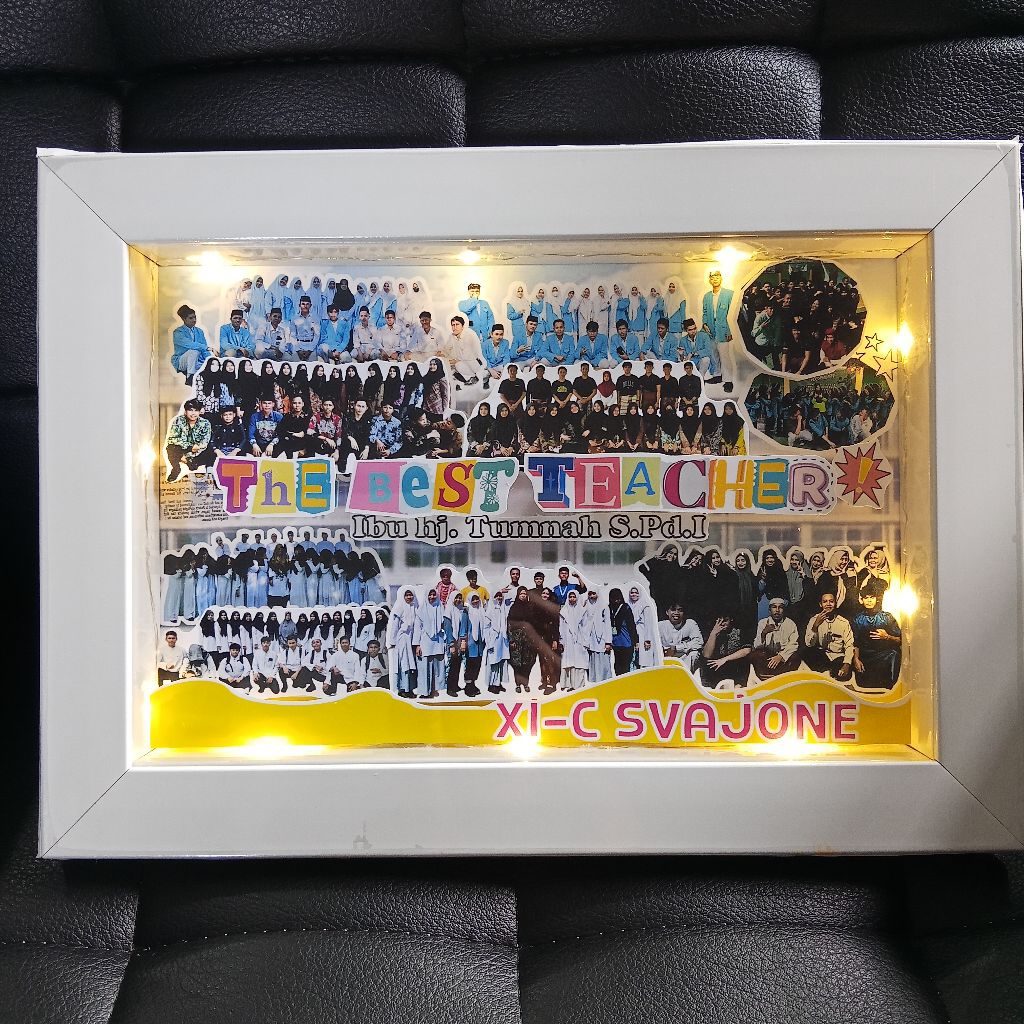 Jual Kado Figura Scrapframe 3D & 2D + LAMPU By REQUEST ya cocok untuk ...