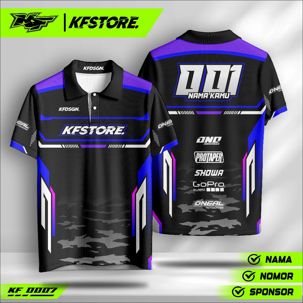 Jual Kaos Racing Custom – Jersey Balap Motor Bisa Desain dan Nama ...