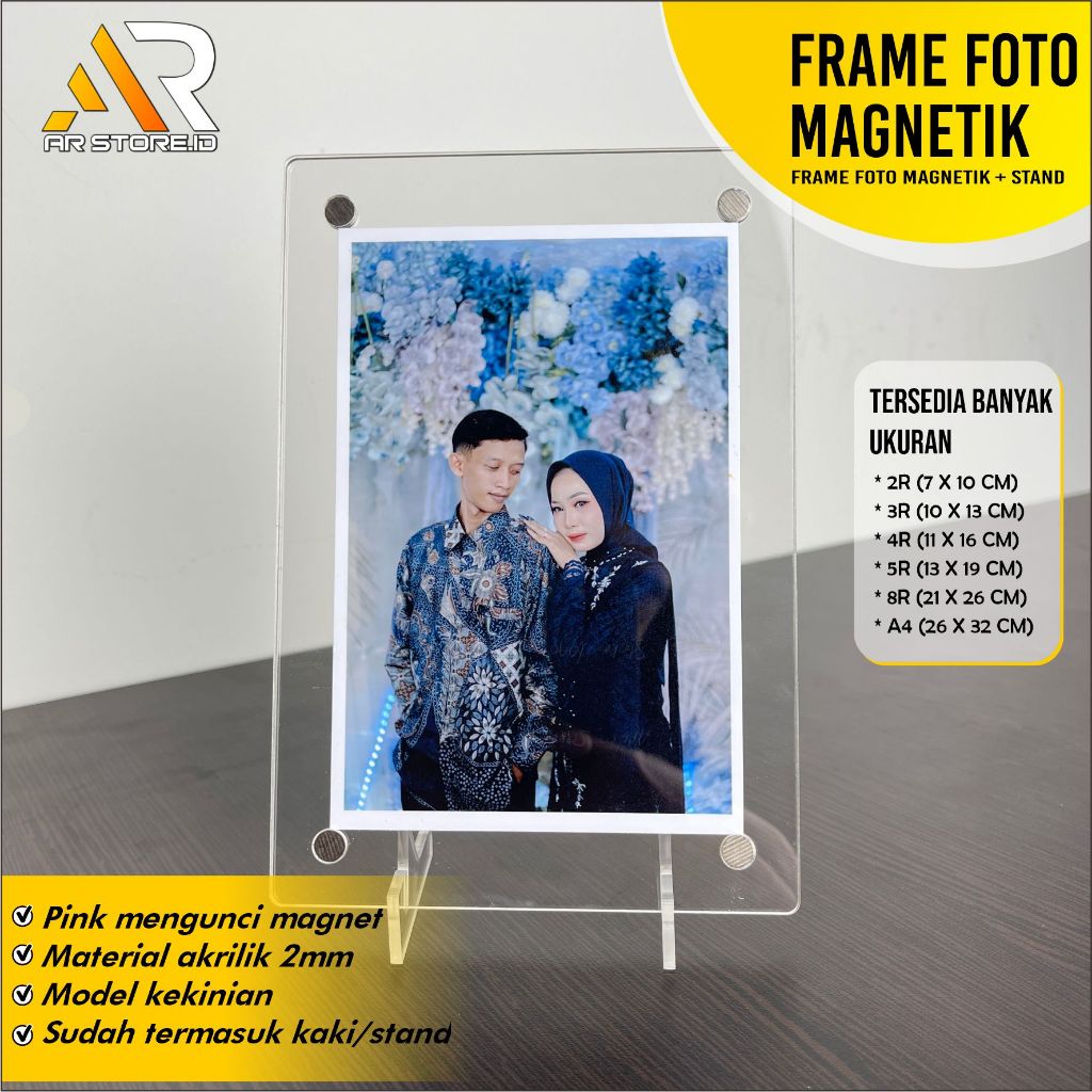 Jual Frame Foto Akrilik Magnet ( Foto + Frame ) Frame Foto Aesthetic ...