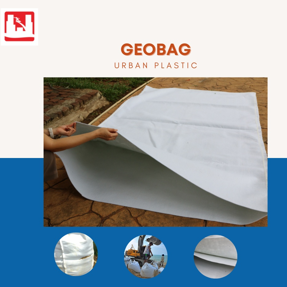 Jual Geobag Non Woven | Geotextile Bag UK 1,45 m x 2,4 m | Shopee Indonesia