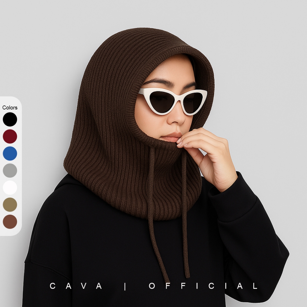 Jual Balaclava Rajut Hijab Rajut - Billwaz | Shopee Indonesia