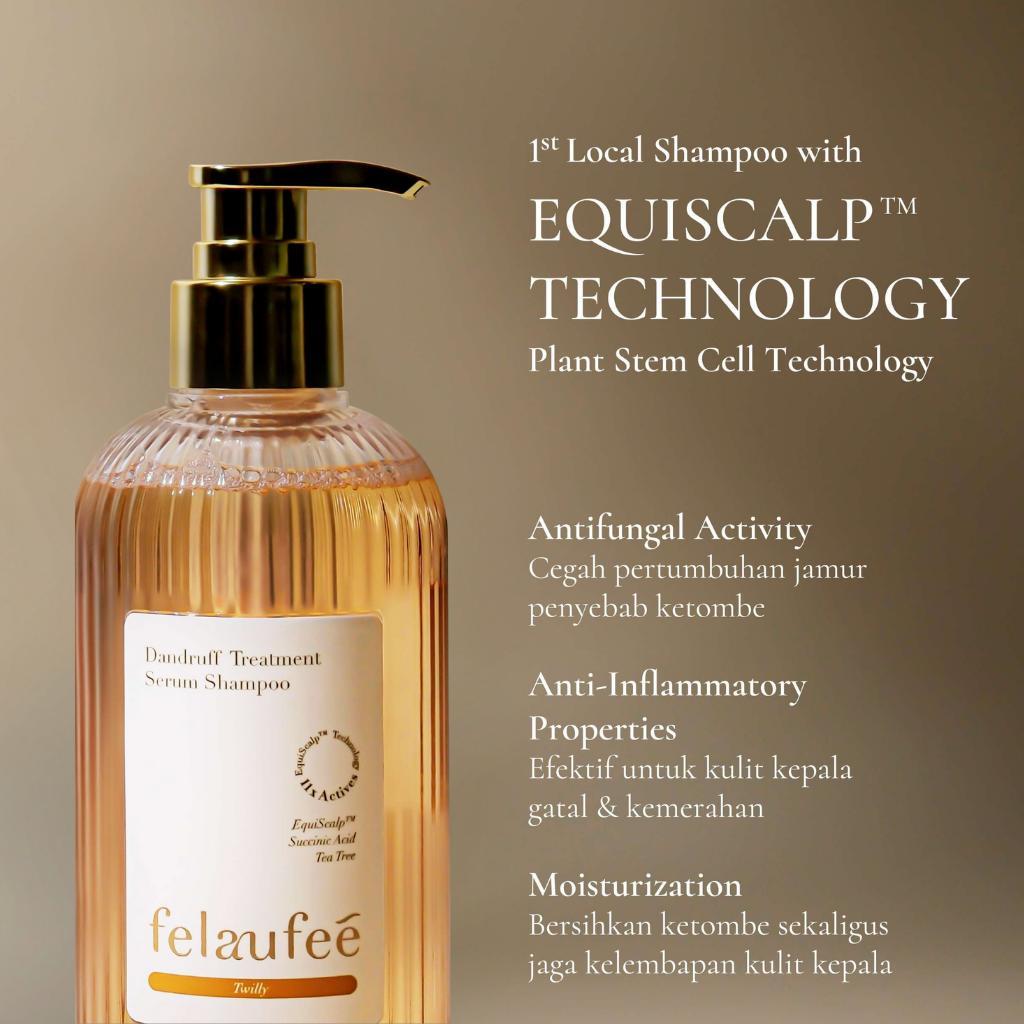 Jual [MW] Felaufee Dandruff Treatment Serum Shampoo Anti Ketombe dan ...