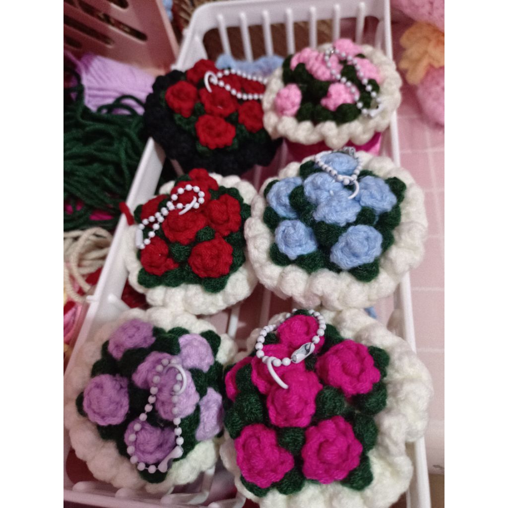 Jual Mini flower bouquet rajut | Shopee Indonesia