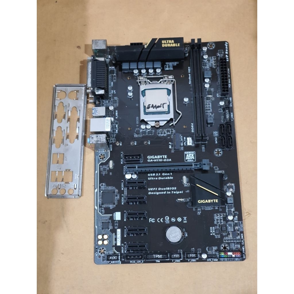 Jual mobo gigabyte GA-H110-D3A socket 1151, normal | Shopee Indonesia