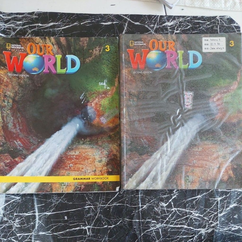 Jual OUR WORLD SECOND EDITION 3 STUDENTS BOOK DAN GRAMMAR WORKBOOK ...