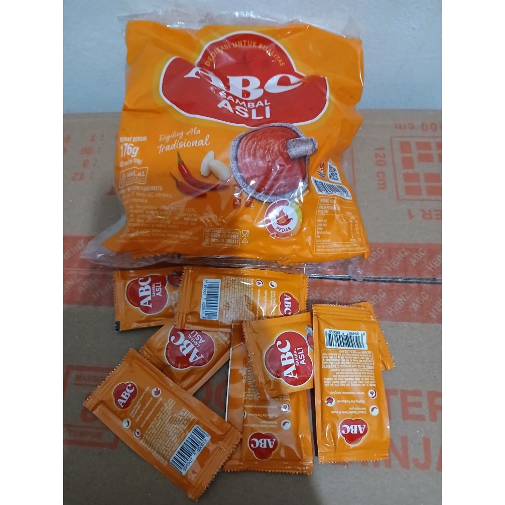 Jual saos sambal ABC sachet/sambal stik ABC 1 pack isi 22 pcs 8gram ...