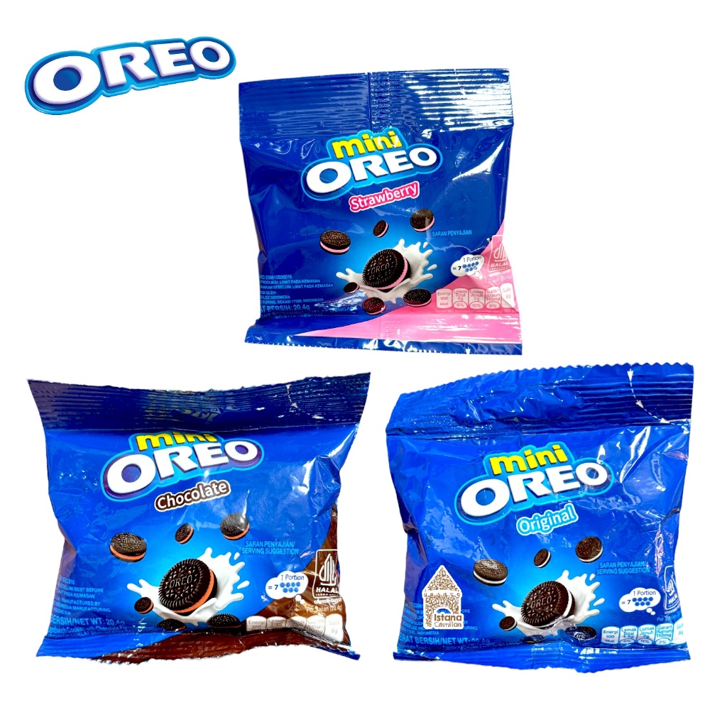 Jual Mini Oreo Chocolate / Original 20,4 Gram SATUAN | Shopee Indonesia