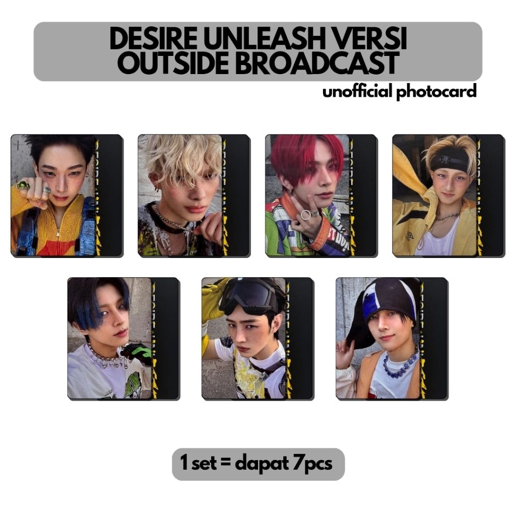 Jual [UNOFFICAL SET] ENHYPEN DESIRE UNLEASH PHOTOCARD | Shopee