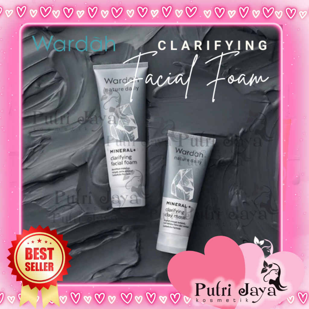 WARDAH Nature Daily Mineral + Clarifying Facial Foam | Sabun Wajah
