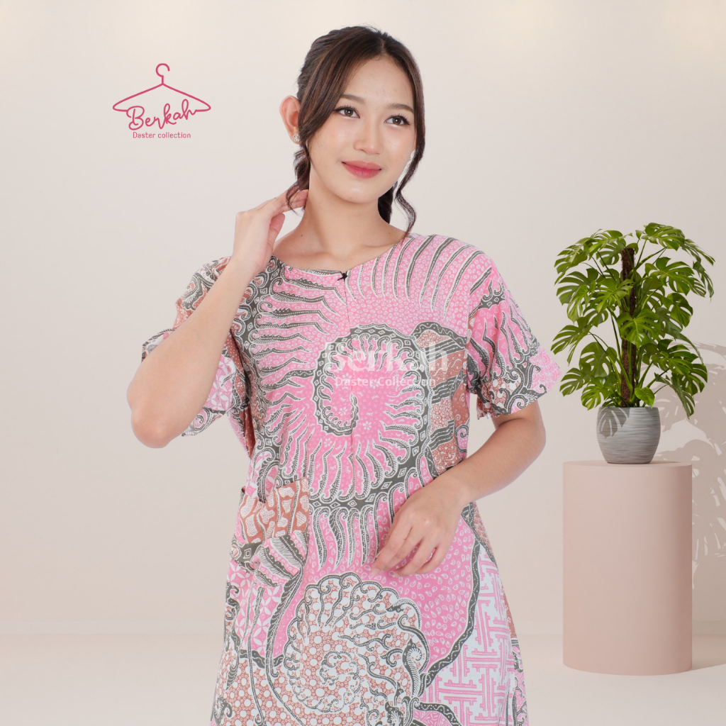 Daster Batik Rayon Busui Resleting Surya Teja 2