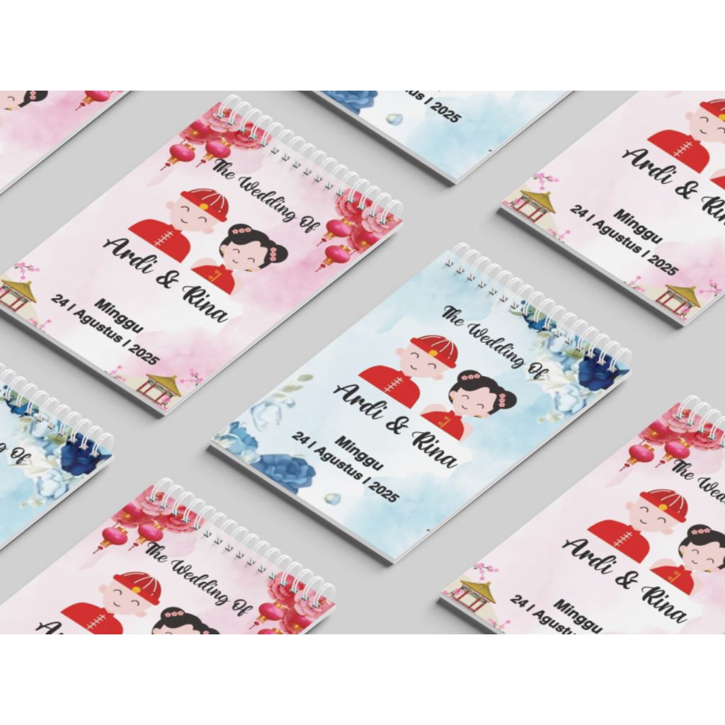 Jual SOUVENIR BUKU NOTEBOOK A6 PERNIKAHAN WEDDING UNDANGAN SEMINAR ...