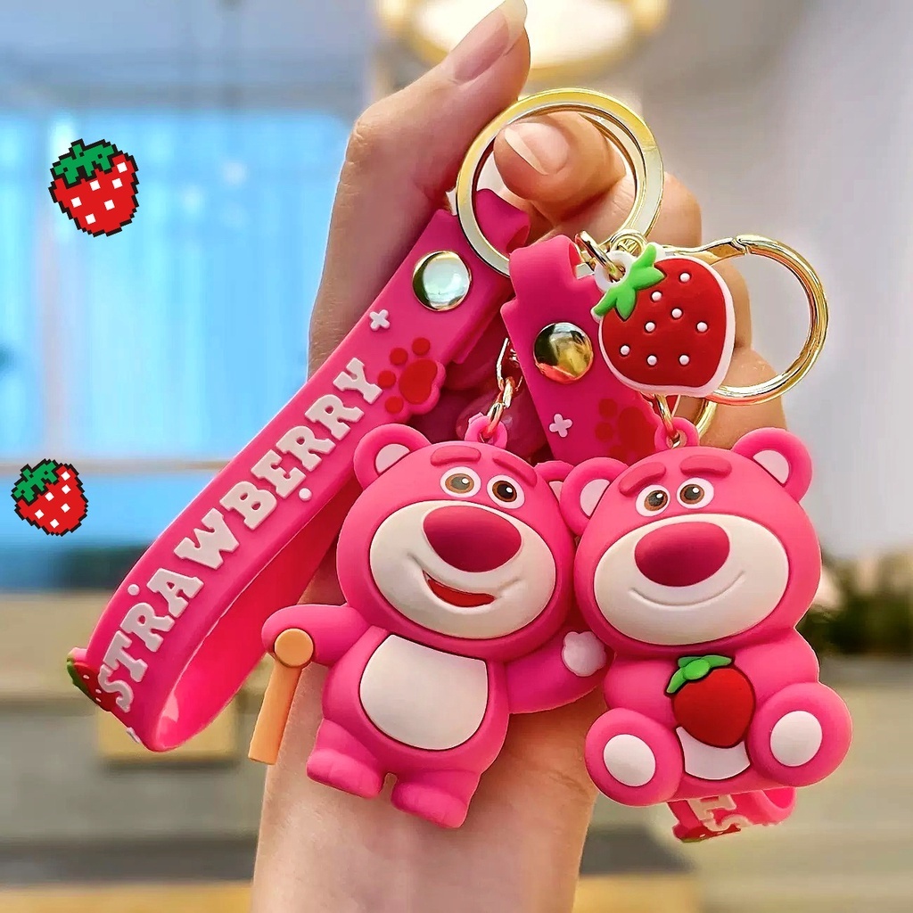 Jual Gantungan Kunci Mobil Motor KeyChain Liontin Tas motif Kartun ...
