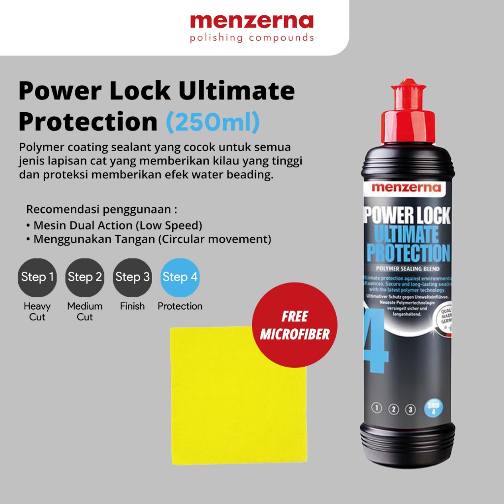 Selante Sintético Menzerna Power Lock Ultimate Protection Lady Line 250ml