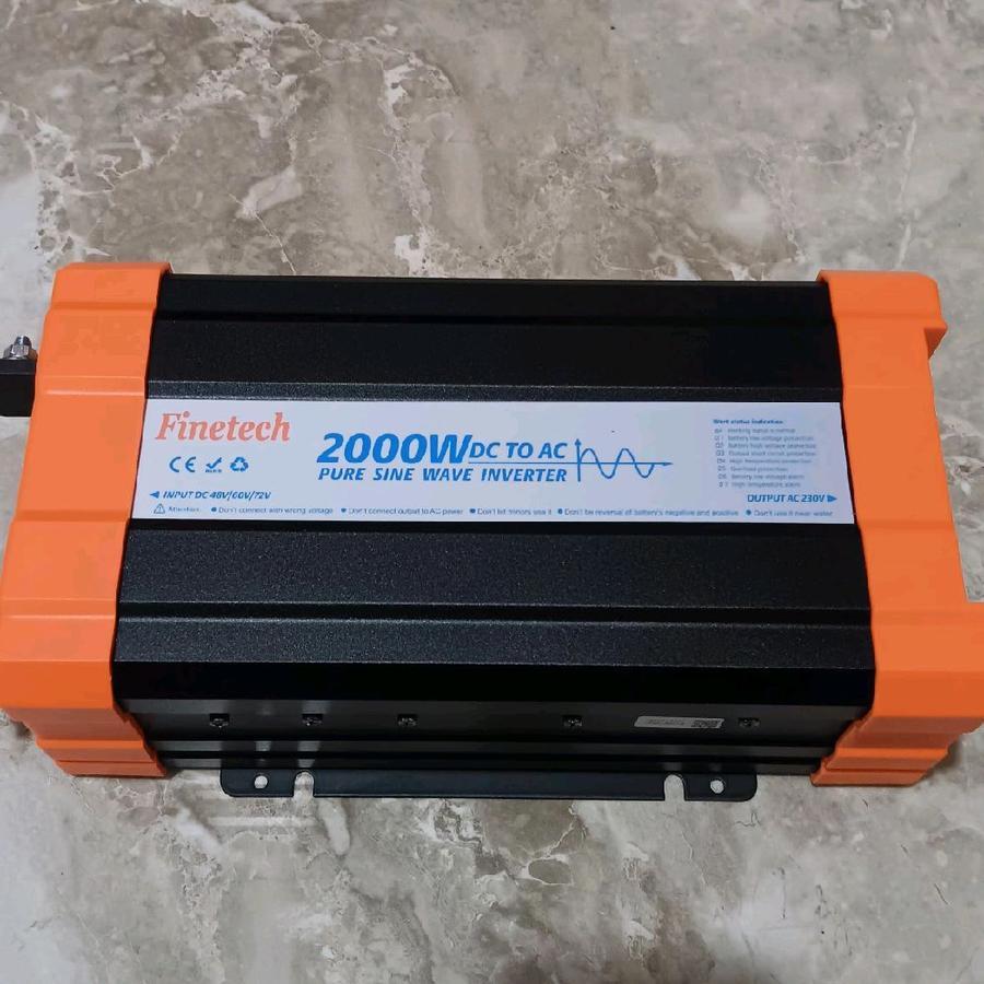 Jual Inverter Offgrid FINETECH Pure Sine Wave DC 48V 60V 72V to 220 VAC ...