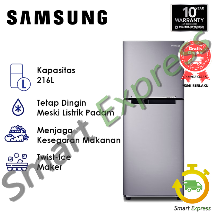 Jual KULKAS SAMSUNG RT20FARWDSA / RT20FAR / RT-20FARWDSA - (216 LITER ...