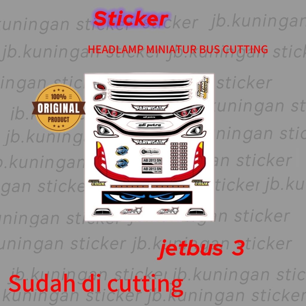 Jual stiker lampu miniatur bus jetbus 3 rgb dan jetbus 5 rgb | Shopee ...