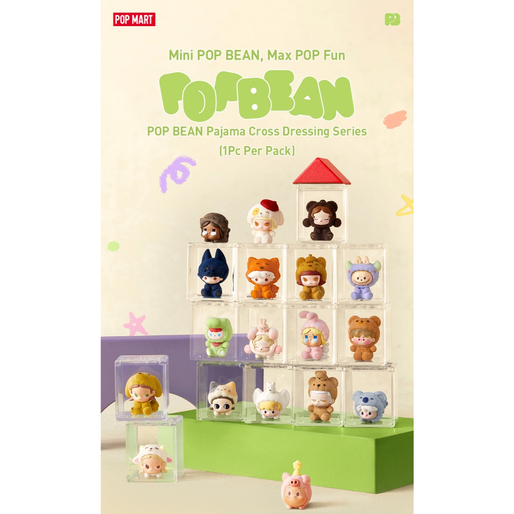 Jual (MIN. 14 PCS) POP BEAN PAJAMA CROSS DRESSING - 100% ORIGINAL P0P ...