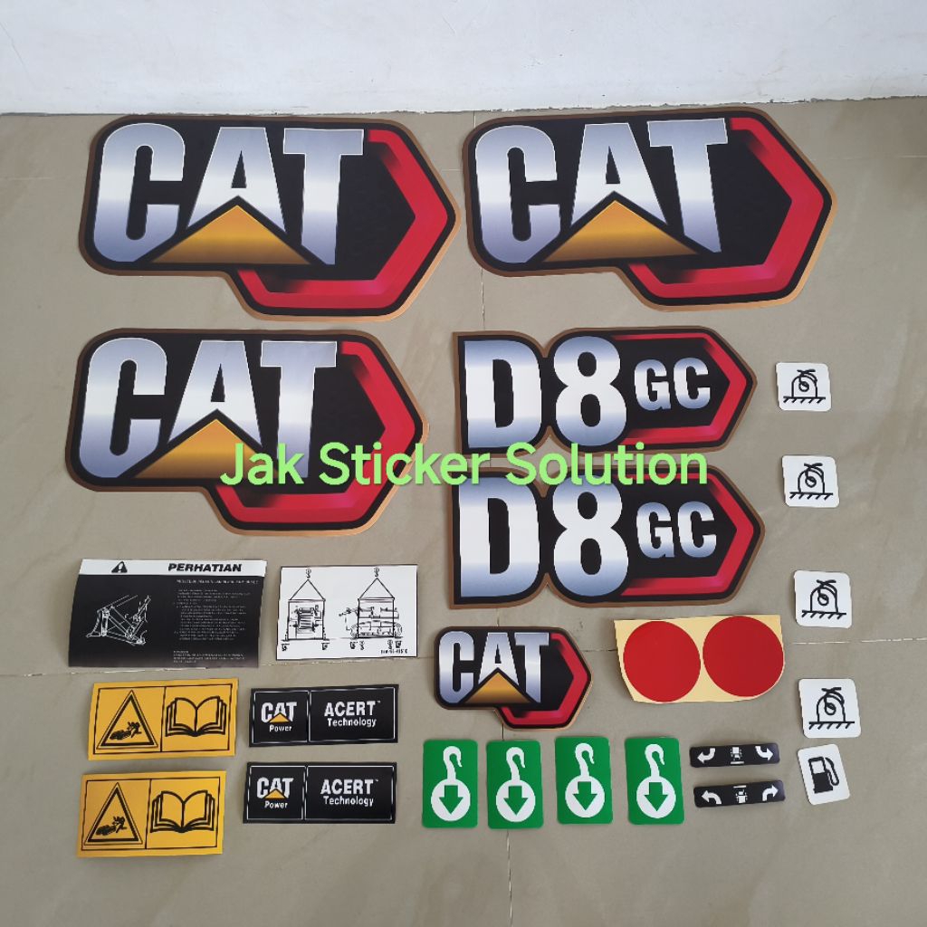 Jual Stiker Dozer Cat D8GC Decal Sticker Caterpillar | Shopee Indonesia