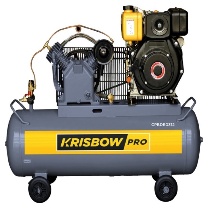 Jual Kompresor Angin Diesel 3hp 12bar Cpbde0312 Compressor 3HP 120L ...