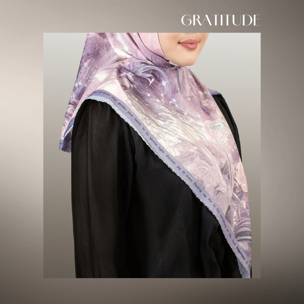 TS Luxury Hijab Voal Scarf By Tex Saverio Laser Cut Kerudung Segi Empat Premium Limited Edition