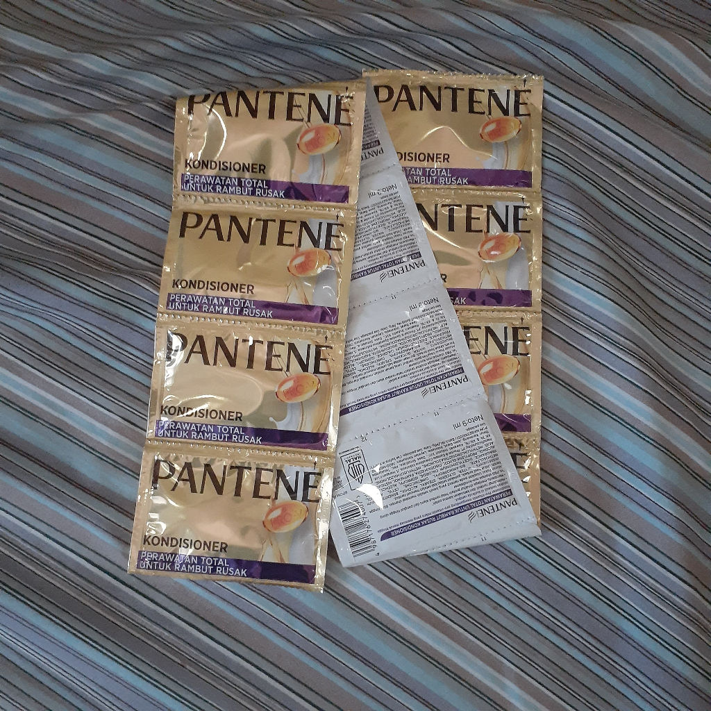 Jual [1 renteng=12 sachet] Pantene Kondisioner Perawatan Total untuk ...