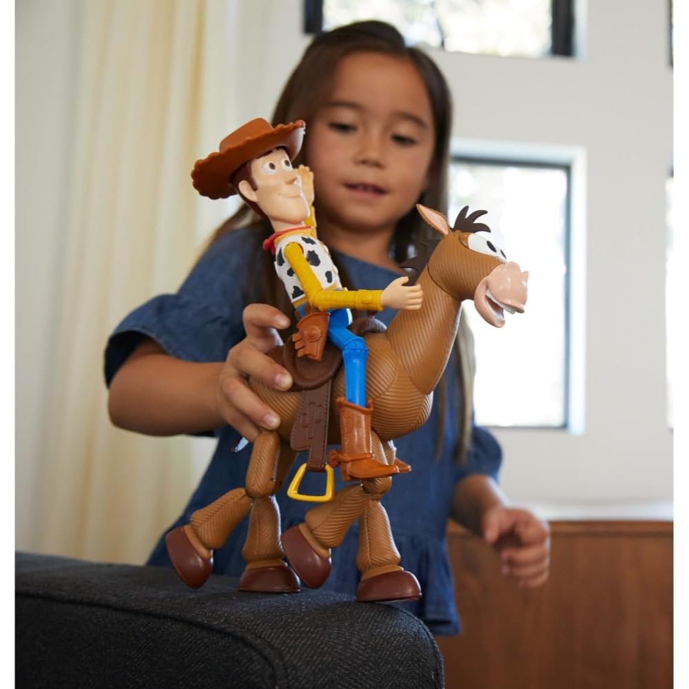 Jual Mattel Disney Pixar Toy Story 4 Woody and Bullseye 2-Character ...