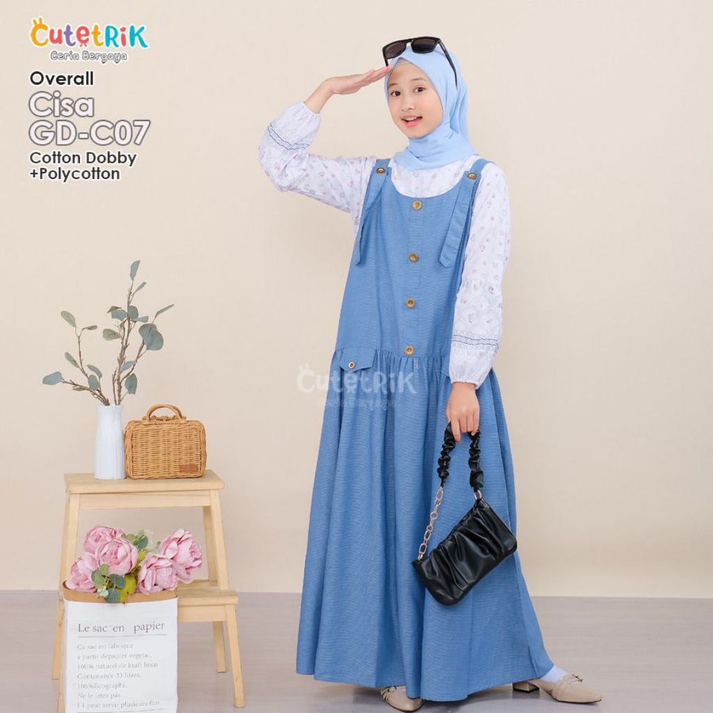 Jual KOREAN STYLE ANAK MULAI 8 TAHUN OVERALL ROK CISA BY CUTETRIK ...