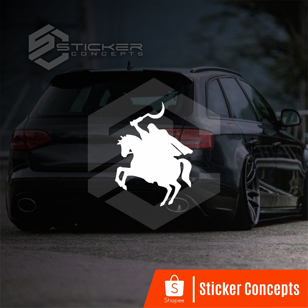 Jual Stiker Kuda Perang, Berkuda CR | cutting sticker | Shopee Indonesia