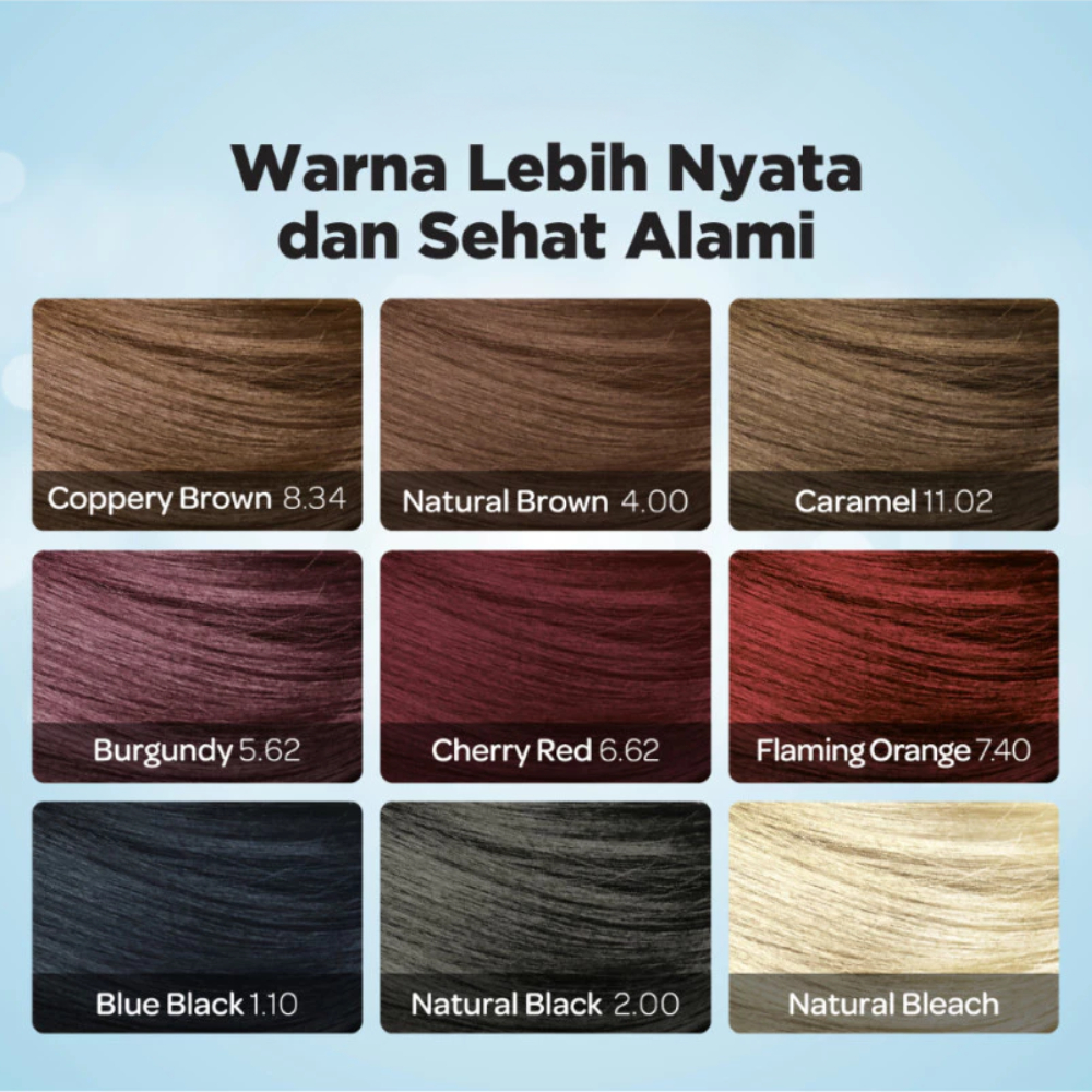 Jual NYU Creme Hair Colour Pewarna Rambut BOX / Cat Rambut Natural ...