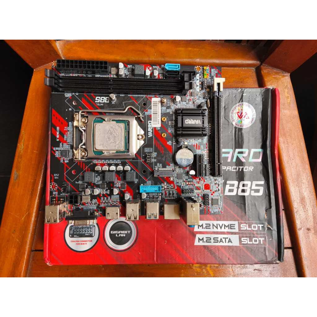 Jual Paket Motherboard VARRO H81/B85 include i3 4150 dan RAM DDR3 Hynix ...