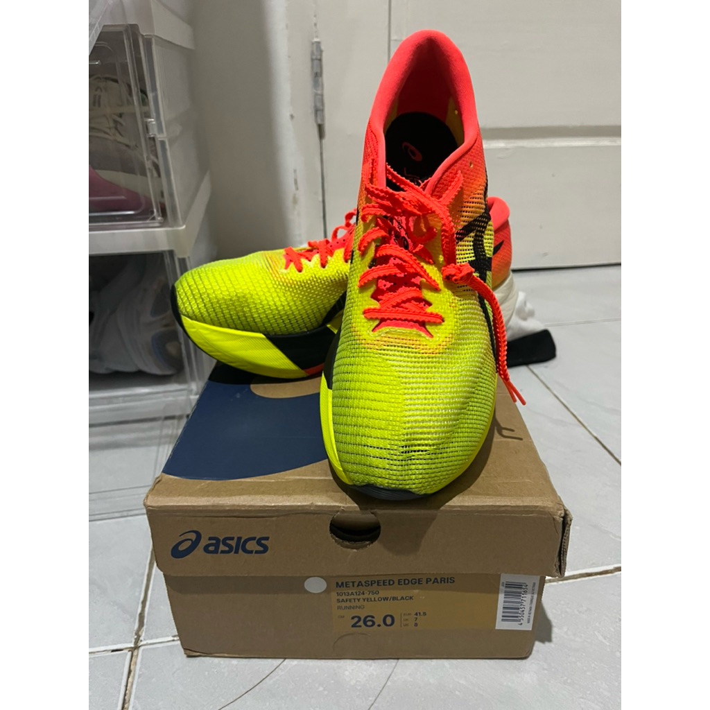 Jual Asics Metaspeed edge safety yellow | Shopee Indonesia