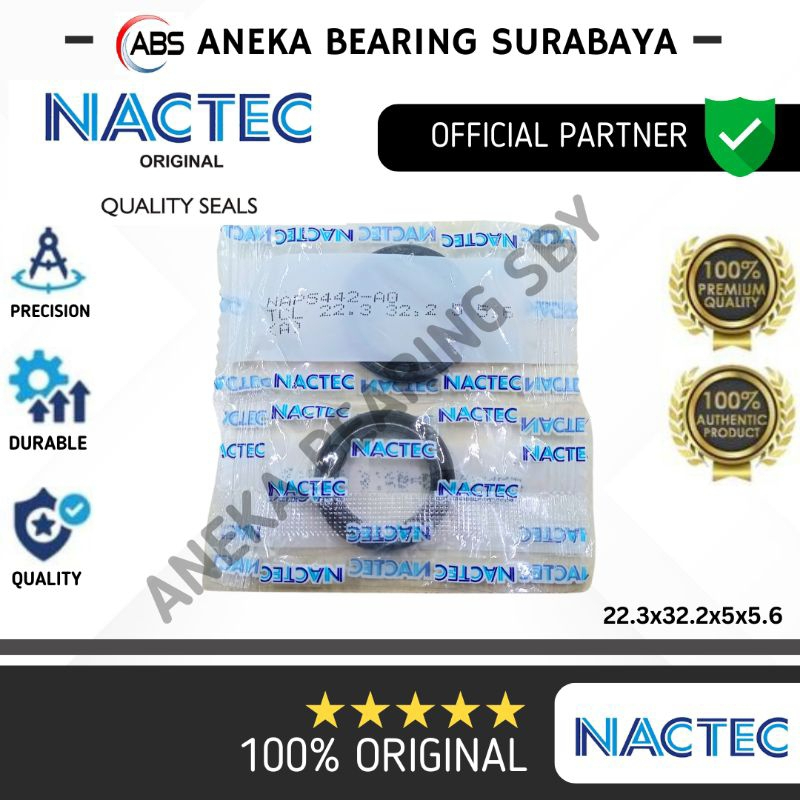 Jual SEAL POWER STEERING TCL 22 32 6 NACTEC ASLI SIL STIR TCL 22.3X32 ...