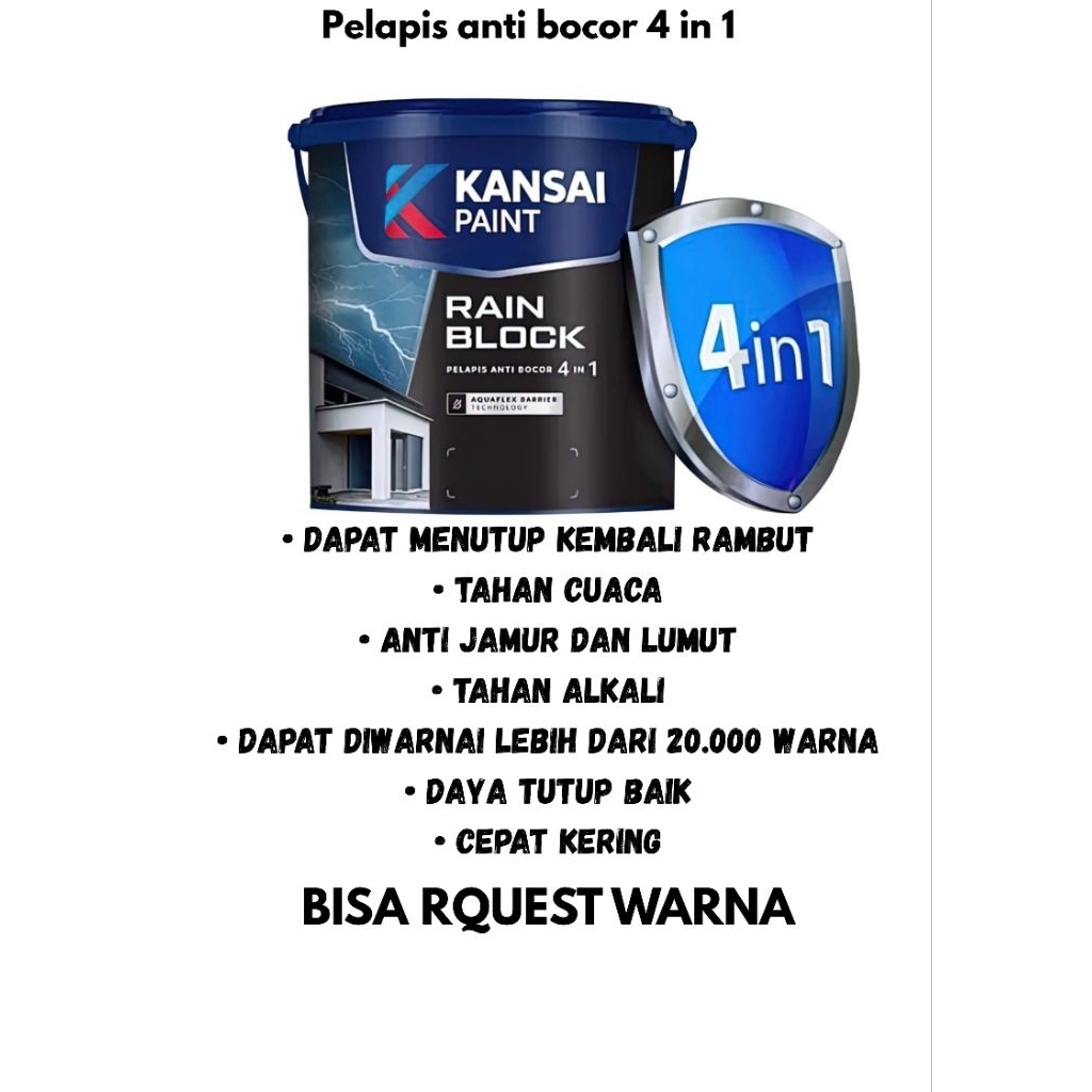 Jual KANSAI RAIN BLOCK 4 KG WARNA MAPLE TREE 06 (TING-TNG) | Shopee ...