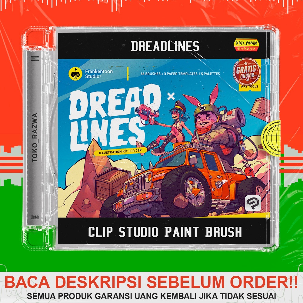 Jual Clip Studio Paint Brush - Dreadlines - 220725 | Shopee Indonesia