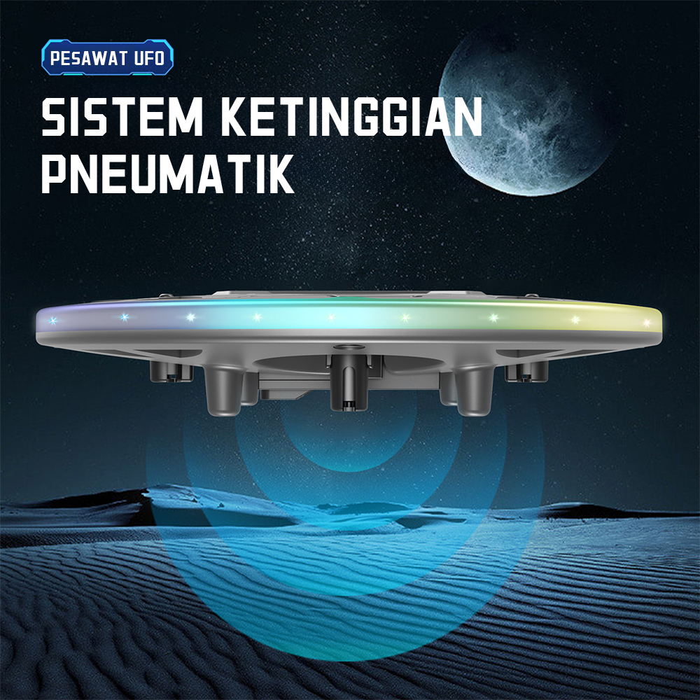 Jual Mainan Anak Pesawat UFO Remote Control Terbang Glider Airplane LED ...