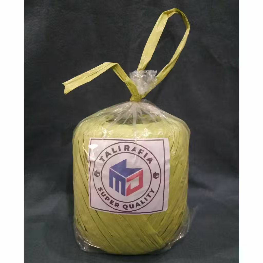Jual Tali Rafia Kuning Super Berat 1 Kg Full | Shopee Indonesia