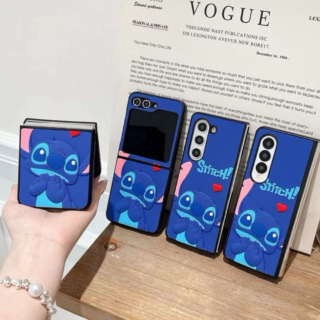 Jual Rubber Case Timbul 3D Stitch Blue Super Cute Casing For Samsung ...