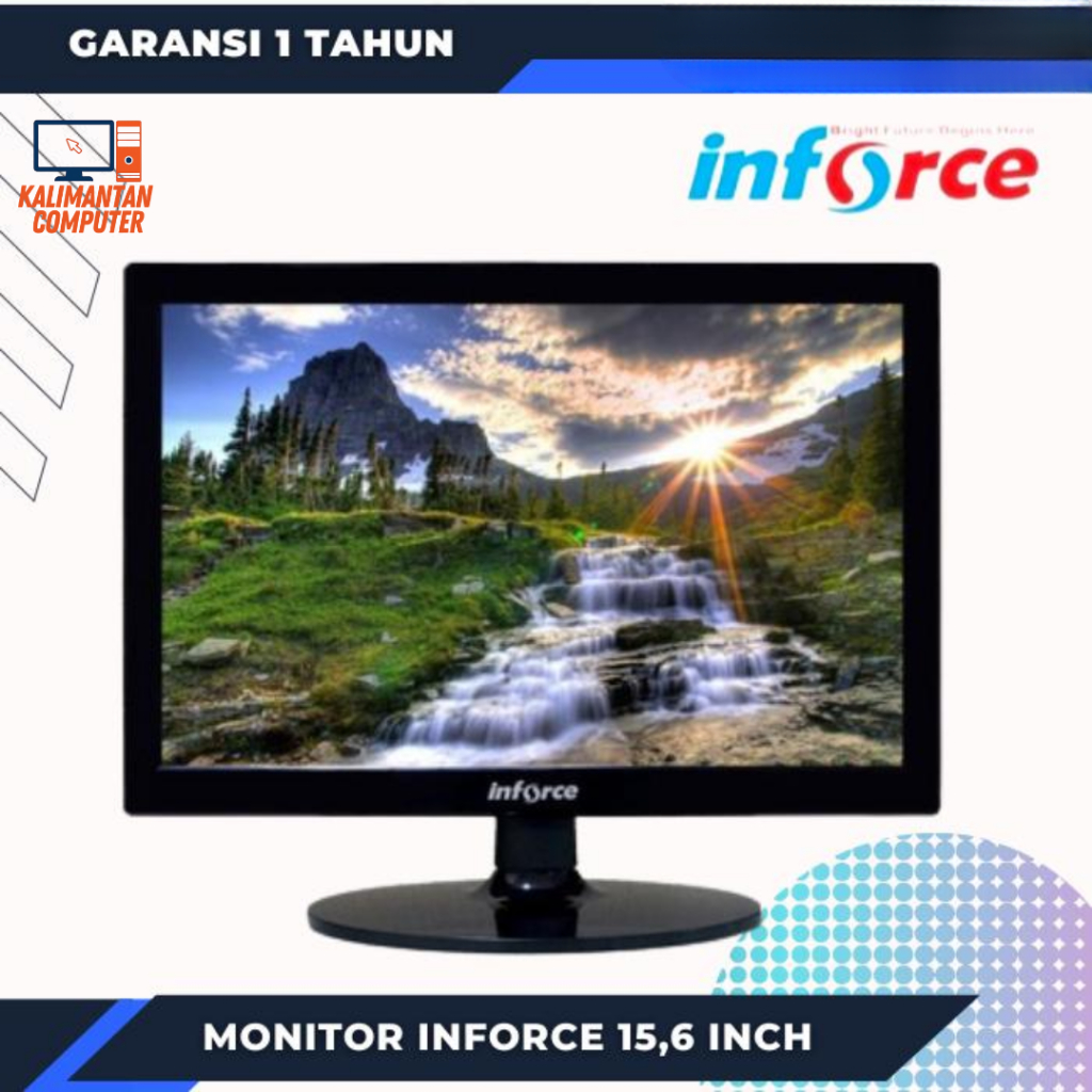 Jual MONITOR INFORCE 15.6 INCH LED 1560MW HDMI VGA MONITOR CCTV ...