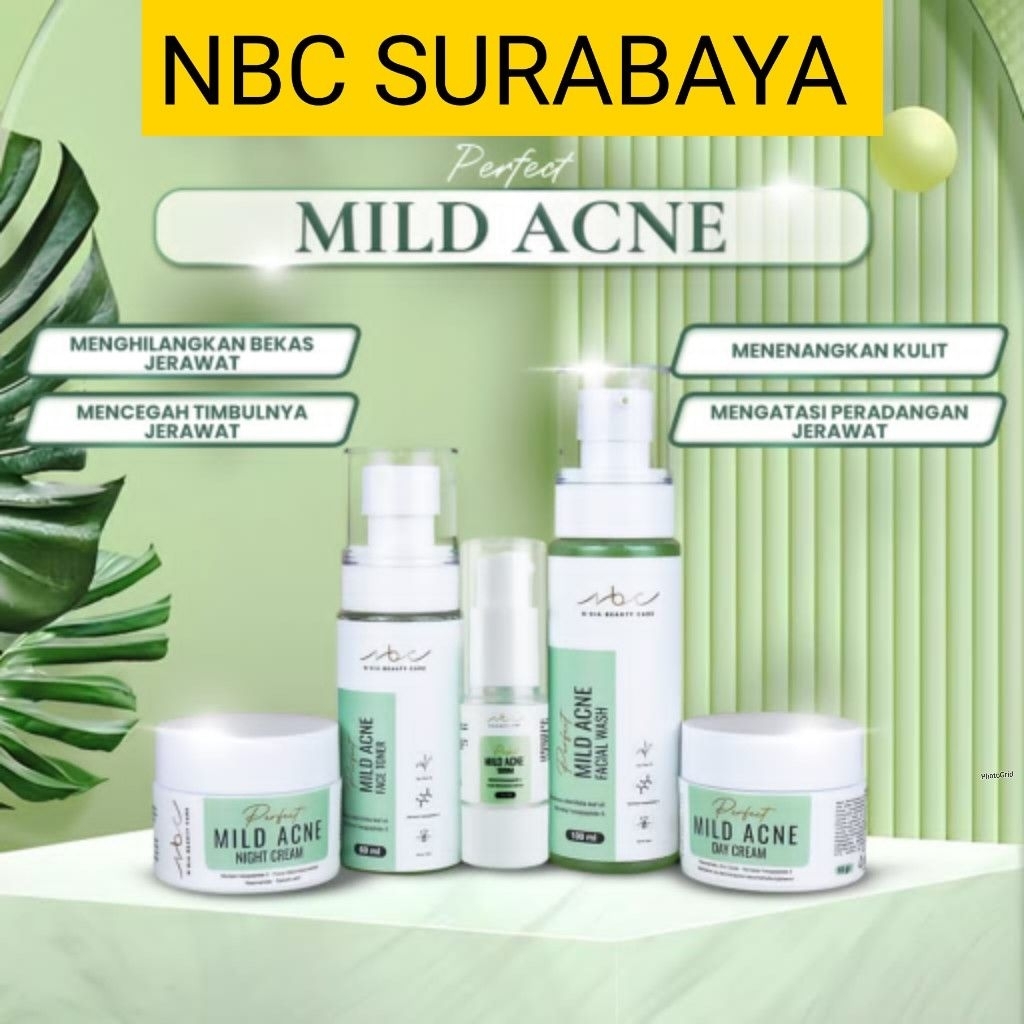 Jual NBC PAKET PERFECT MILD ACNE / NBC PAKET JERAWAT / NBC SKINCARE / N ...