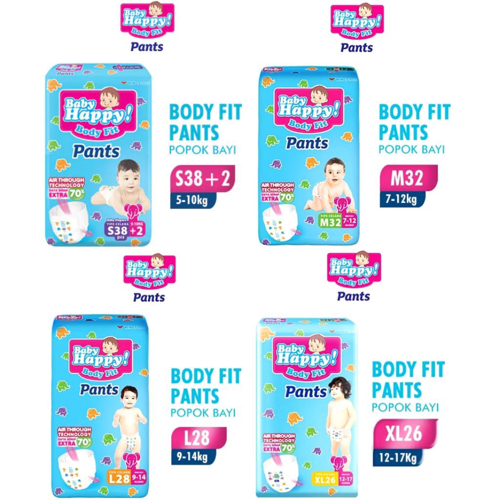 Jual Baby Happy | Popok Bayi | Pampers | Popok | Bayi | Shopee Indonesia