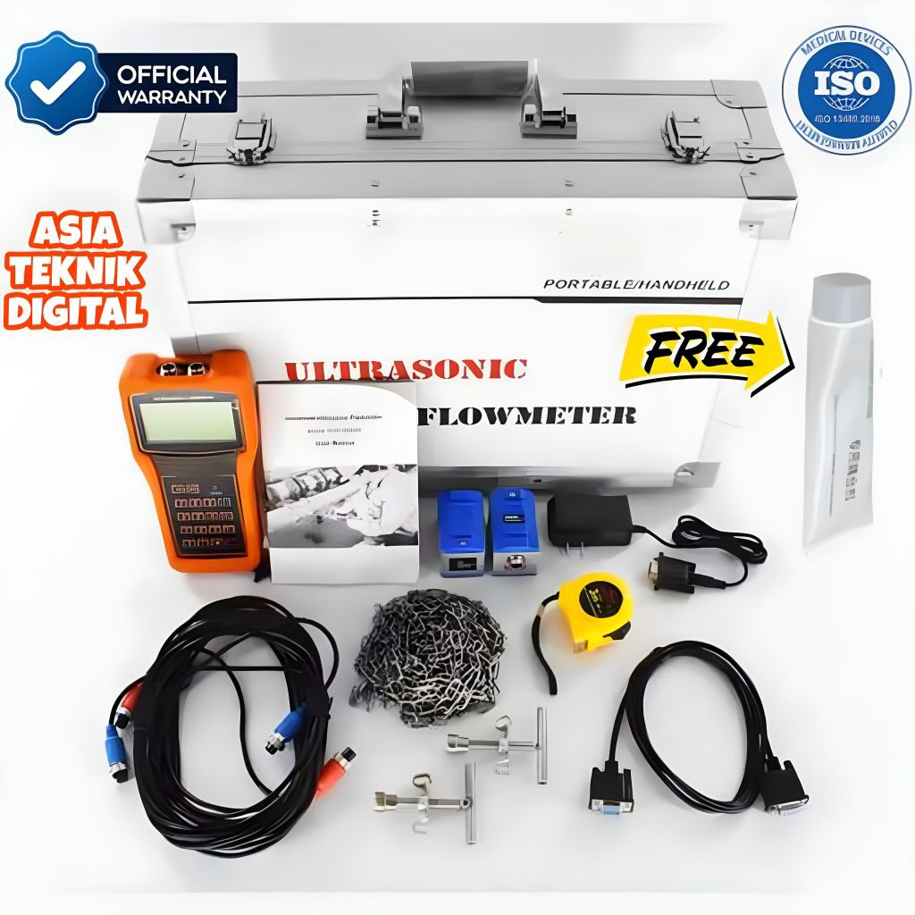 Jual TUF2000H Ultrasonic Flow Meter Liquid Tester Meter 50-700mm TUF ...
