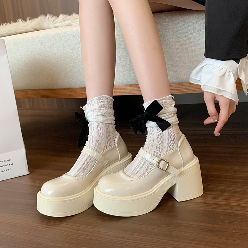 Jual Sepatu High Heels Sepatu Wanita Hak Tahu Platform Tinggi 8cm ...