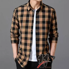 Kemeja Flanel Pria Lengan Panjang Distro Motif Kotak