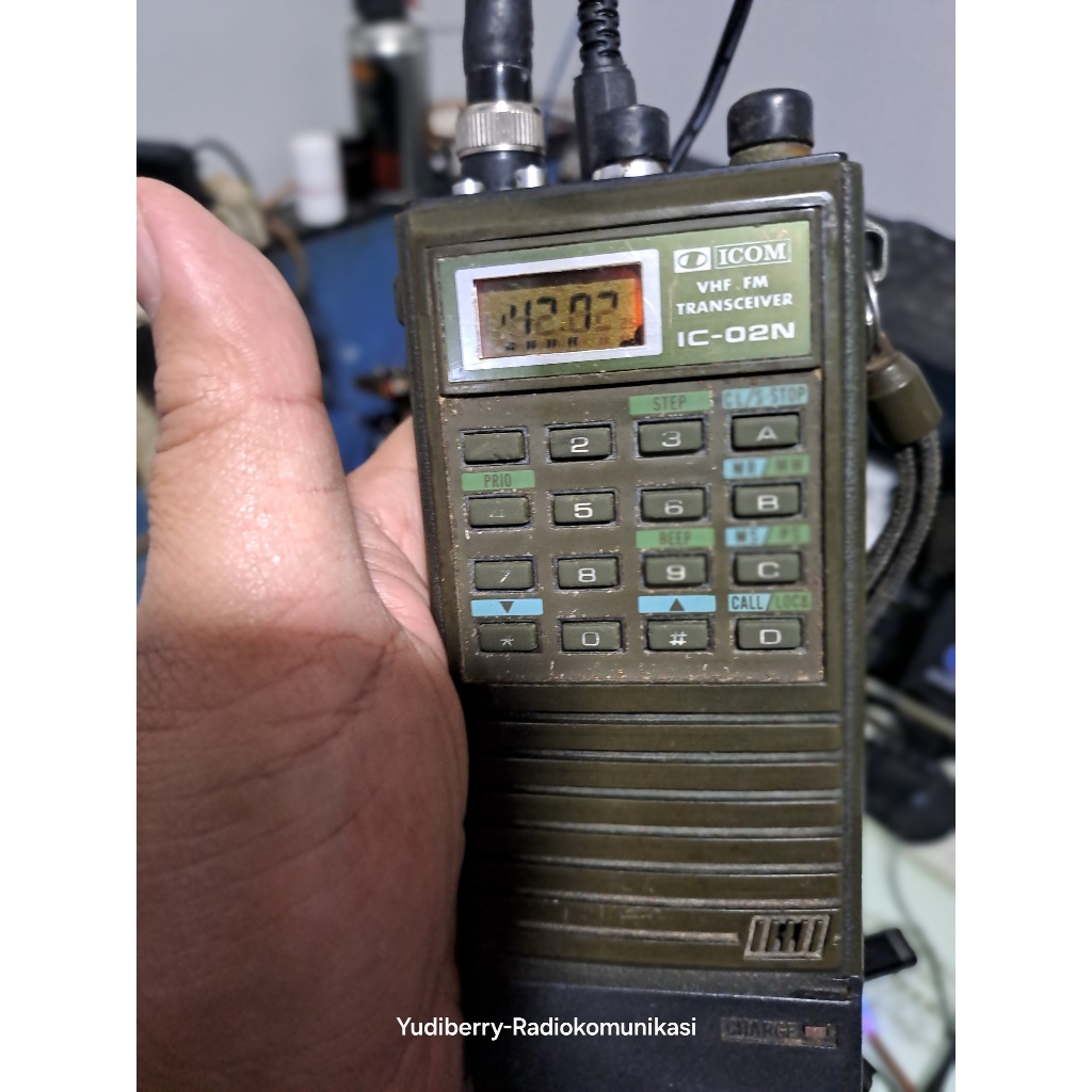 Jual HT ICOM IC2N LEGENDARIS ICOM IC-02N NORMAL FISIK MULUS ICOM IC02N ...