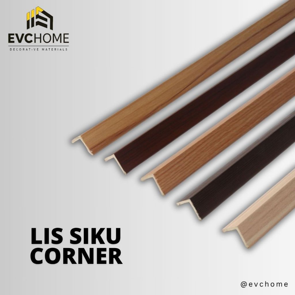 Jual EVCHOME Lis Siku WPC/ Corner Unit Wall Panel WPC | Shopee Indonesia