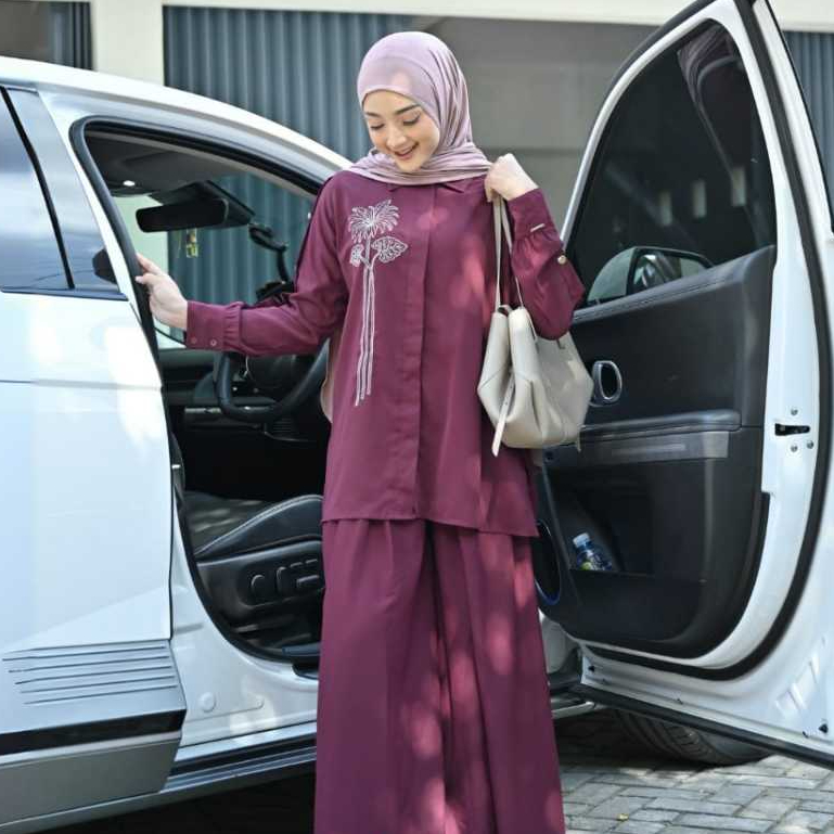 Jual FIONA oneset bordir terbaru Quail Hijab Original Set Rok Premium ...