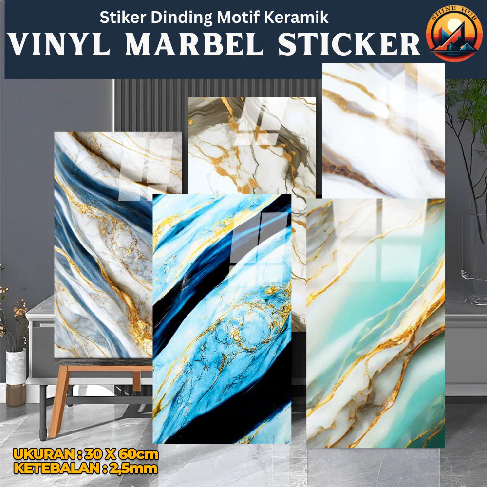 Wallpaper Vinyl PVC Stiker Dinding