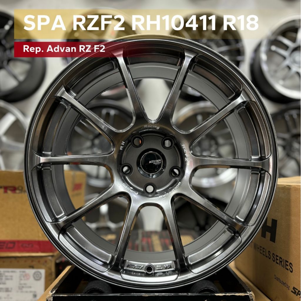 Jual velg mobil r18 ADVAN RZ FLOW FORMING LEBAR 8,5 ET 22 velg racing ...